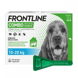 FRONTLINE COMBO M 10-20 кг 1,34 мл - 3 пипетки для собак