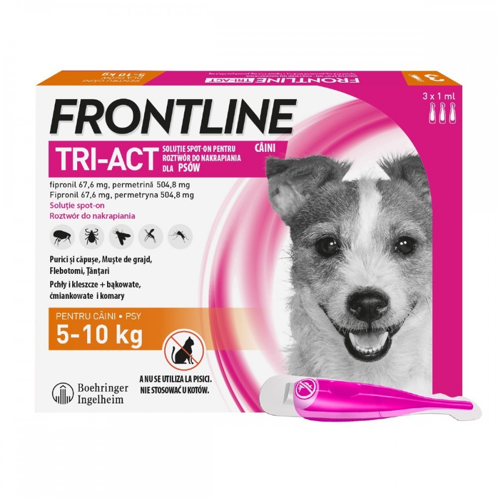 FRONTLINE Tri-Act S 5-10 кг 3 пипетки