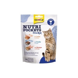 GimCat Nutri Pockets Sea Mix Taurine 150g