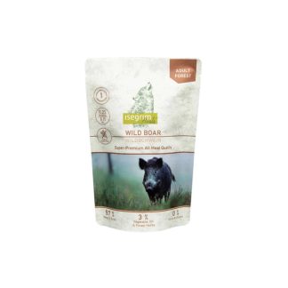 Влажный корм для собак Isegrim Adult Forest Wild Boar Meat with Parsnip and Linseed Oil 410g