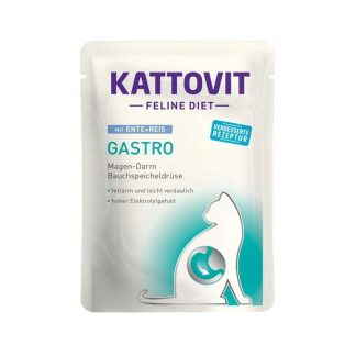 Корм для кошек Kattovit Gastro Duck Rice Diet 85 г