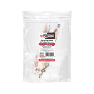 Лакомство для собак DOG FLAWS: кроличьи ушки с мехом, 100 г, натуральное угощение.