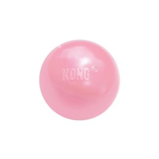Мяч Kong Puppy Ball размера M/L с отверстием для лакомств для щенков.