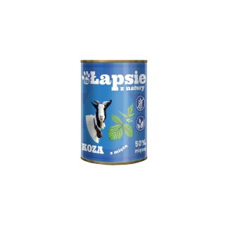 Влажный корм для коз ŁAPSIE с мятой, 400 г