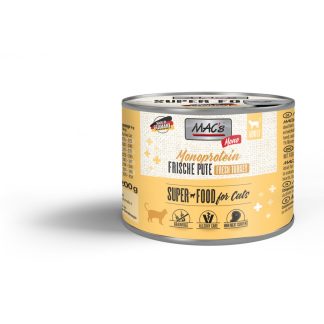 Влажный корм для кошек MAC's MONO Superfood Turkey Mono-Protein, 200 г