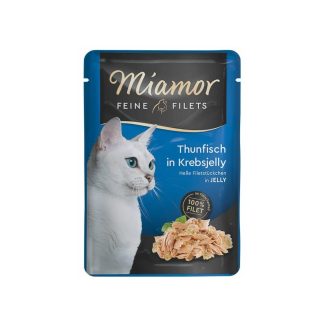 Филе тунца с крабом Miamor Feine, 100 г, для кошек.