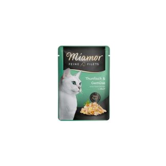 Филе тунца Miamor Feine с овощами, 100 г, для кошек