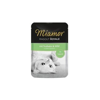 Рагу Miamor Ragout Royale из индейки и дичи в соусе, 100 г, для кошек