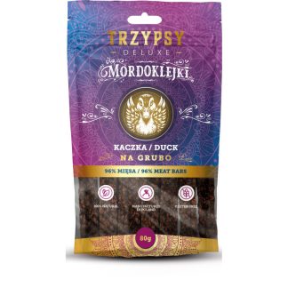 Мордоклейки на Грубо З Качки 80г 100% натуральные мясные батончики лакомства для собак