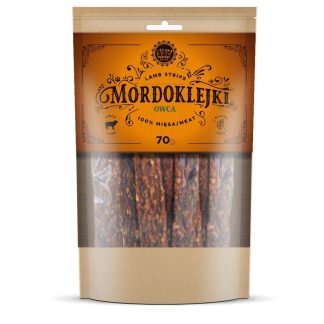 Натуральные жевательные лакомства для собак из овечьей шерсти (Mordoklejki) 70 г.
