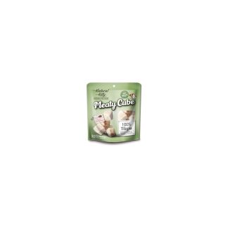 Натуральные мясные кубики для кошек Kitty Meaty Cube из тилапии, лакомство для кошек, 50 г.