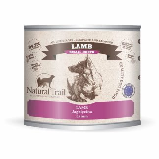 Влажный корм для собак Natural Trail Lamb 200 г с ягненком, для мелких пород.