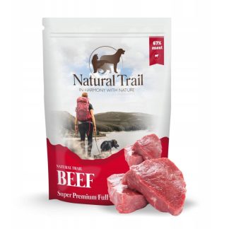 NATURAL TRAIL Dog 500 г говяжьего монопротеина в пакетиках для собак