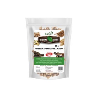 Лакомства для дрессировки собак Balto из конского мяса, 80 г.