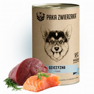 Влажный корм для собак Paka Zwierzaka Game and Salmon 400 г