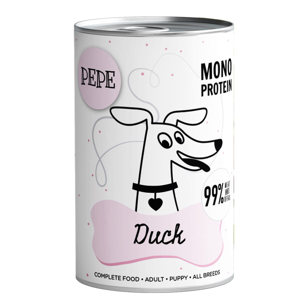 Pet Pack PEPE Монопротеиновая утка (утиное мясо) 400 г