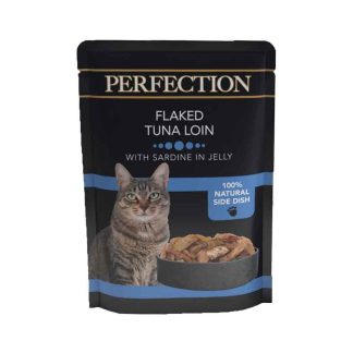Соус Perfection Cat в пакетиках, 70 г, с филе тунца и сардинами.