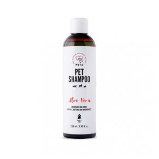 Шампунь для домашних животных Pets Pet Shampoo с алоэ вера, 250 мл, для собак, кошек и мелких млекопитающих.