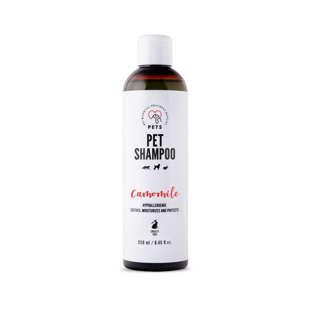 Шампунь для домашних животных Pets Pet Shampoo с ромашкой, 250 мл, для собак, кошек и мелких млекопитающих.