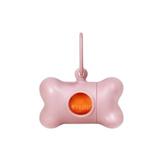 Держатель для пакетов BON TON, розовый, United Pets, 100% переработанный.