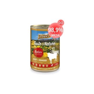Prince Paleo Beef Reindeer Spinach 400g – Беззерновой влажный корм для собак