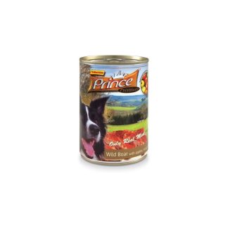 Влажный корм для собак Prince Premium Wild Boar Apple Mango 400 г (без курицы)