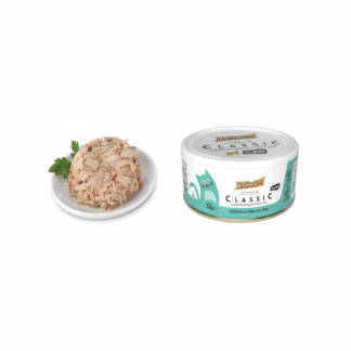 Корм для кошек Princess Classic 70 г с курицей, тунцом и желе — идеальный выбор для привередливых питомцев.