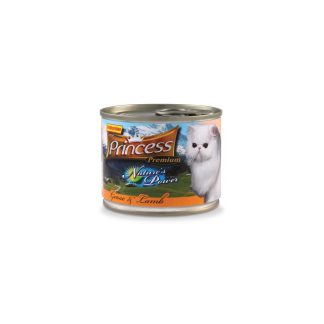 Корм для кошек Princess Nature's Power Goose Lamb 200 г, 98% мяса, с таурином.