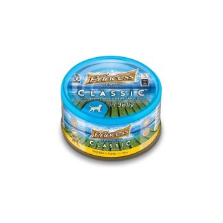 Влажный корм для кошек Princess Premium Chicken Tuna Rice 170 г, мясные филе.