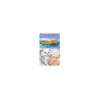 Влажный корм для котят Princess Premium Kitten Tuna Chicken with Taurine с пробиотиками.