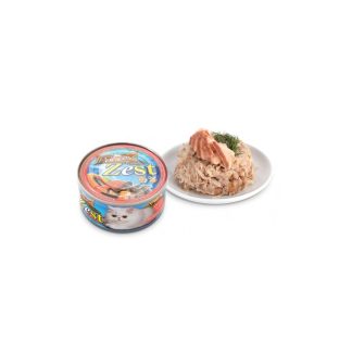 Влажный корм для кошек Princess Premium ZEST с курицей, тунцом и лососем, 170 г.