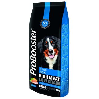 Высокопитательный корм ProBooster Adult Maxi 12 кг для собак крупных пород из Финляндии.