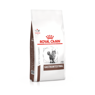 Сухой корм Royal Canin Veterinary Cat Gastrointestinal 2 кг для кошек с расстройствами пищеварения.