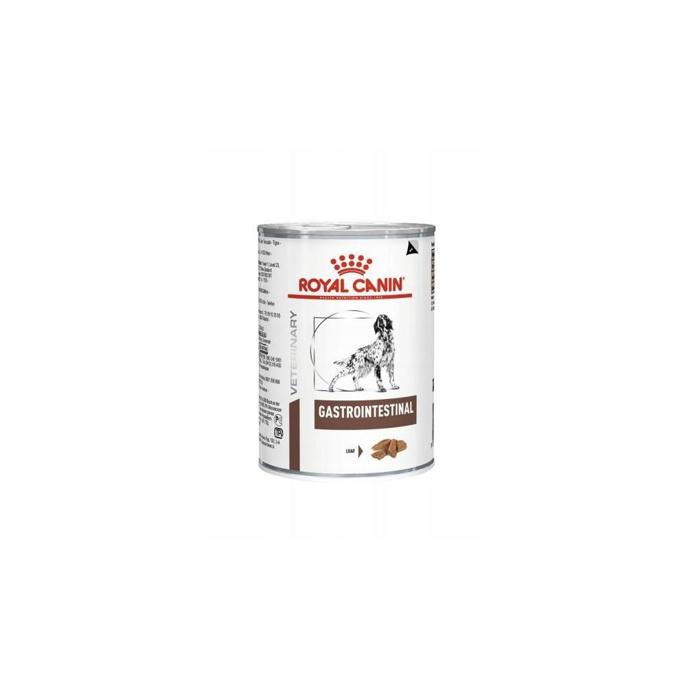 Влажный корм для собак Royal Canin Vet Dog Gastrointestinal 400 г для лечения энтерита и диареи.