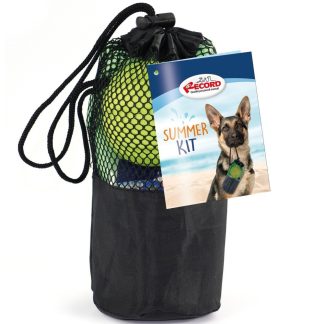 Набор Record Holiday Dog Set (полотенце, миска, мяч и чехол для сумки)