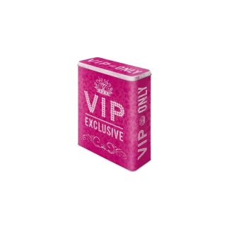 Металлическая банка в стиле ретро, ​​VIP-размер, 4 л, 8x19x26 см.