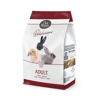Смесь корма для взрослых кроликов Deli Nature Rodelicious, 750 г.