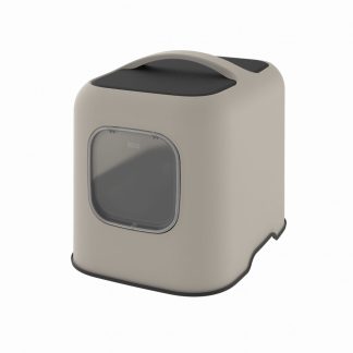 Крытый кошачий туалет Rotho MyPet, цвет: Капучино, размеры: 510x395x443