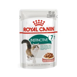 Влажный корм Royal Canin Instinctive +7 в соусе, 85 г, для пожилых кошек.
