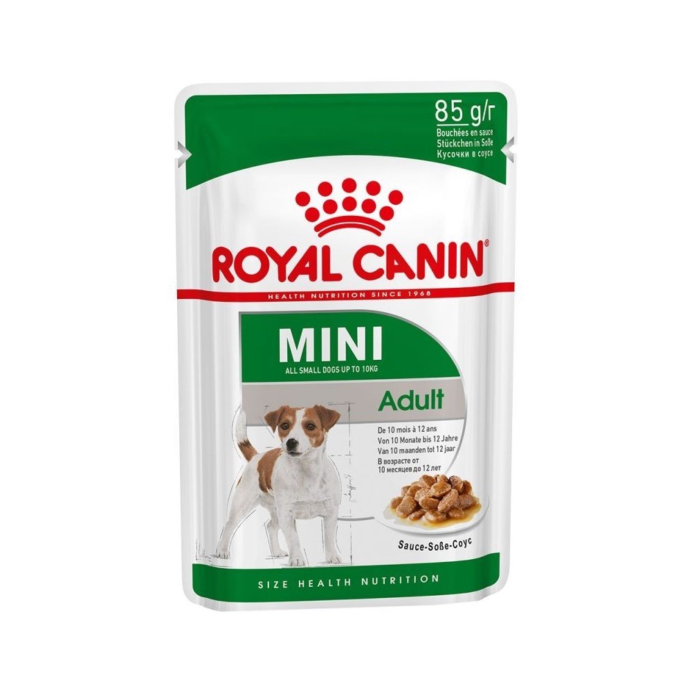 Royal Canin Mini Adult 85 г в соусе для собак мелких пород