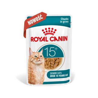 Влажный корм для кошек ROYAL CANIN, Senior Ageing 15+, пакетик в соусе, 85 г.