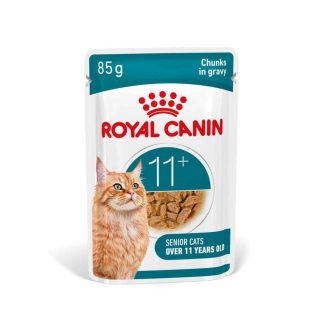 Влажный корм для кошек Royal Canin Senior 11+ в соусе, пакетик 85 г.