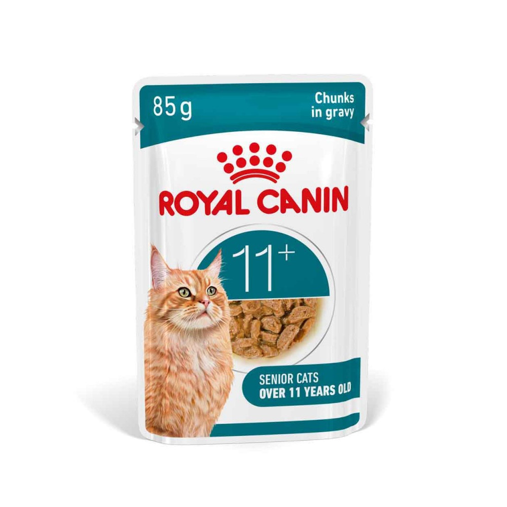Влажный корм для кошек Royal Canin Senior 11+ в соусе, пакетик 85 г.