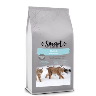Smart Nature Holistic Cat Indoor Duck Fish 70% Meat 300g Беззерновой, для использования в помещении, стерилизован, подходит для кошек с избыточным весом и пожилых кошек