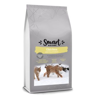 Smart Nature Holistic Cat Light 70% Meat 1.5kg беззерновой корм для кошек с избыточным весом, L-карнитин, для здоровья мочевыводящих путей