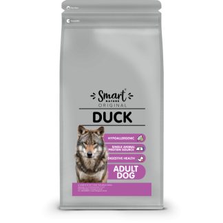 Smart Nature Original Dog Гипоаллергенный корм для собак с утиным мясом, 12 кг, без зерна, без курицы.