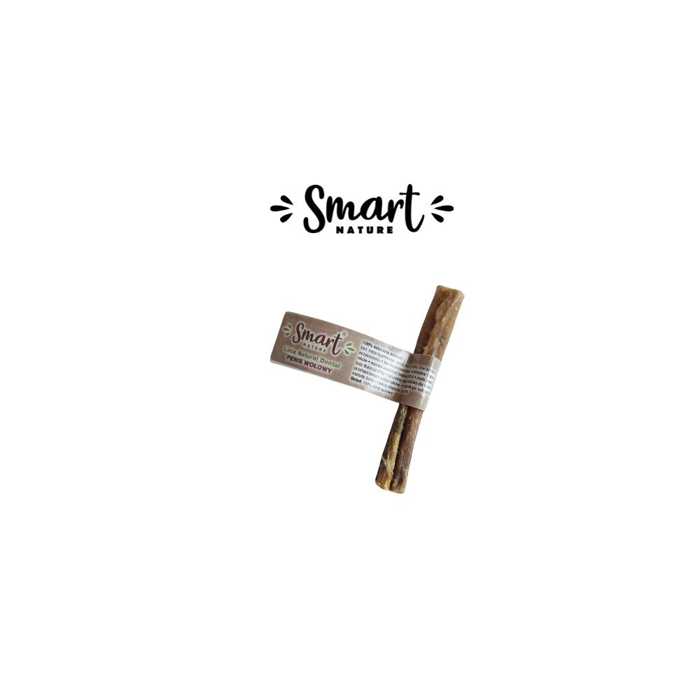 Жевательная резинка для пениса Smart Nature Natura Line из говядины, вкусная, подходит для мелких пород собак.