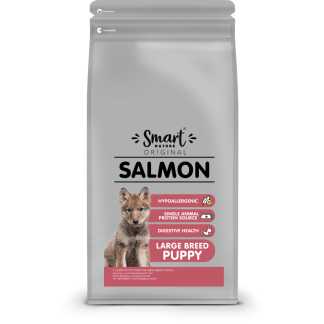 Smart Nature Original Puppy SINGLE PROTEIN Salmon 2 kg Беззерновой монопротеиновый корм для щенков с лососем