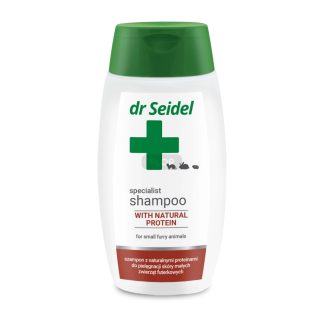 Шампунь Dr. Seidel для мелких пушистых животных.
