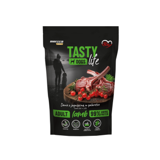 Tasty Dogs Life Lamb 90% 500 г – влажный корм для собак в желе.
